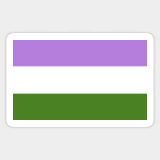 Genderqueer Pride Flag Sticker